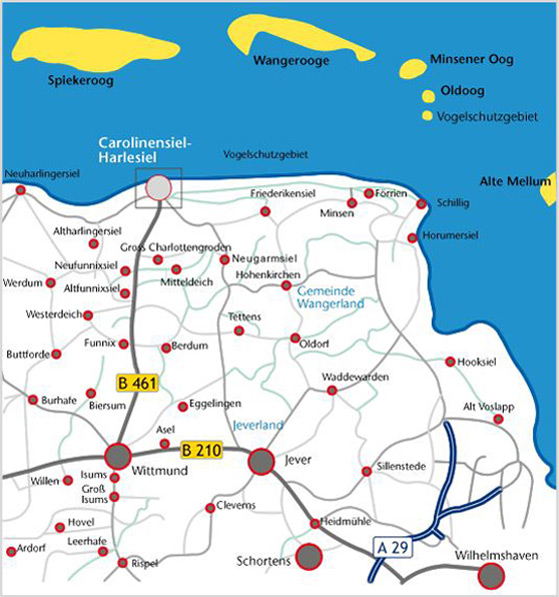 Anfahrtsskizze - Bundesstraße