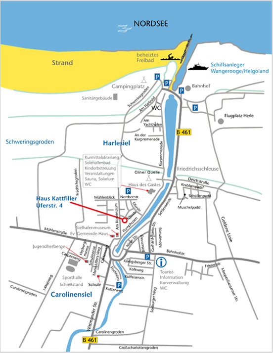 Anfahrtsskizze - Ort